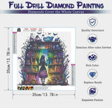 AIBOERL Diamond Painting Kits for Adults - Magic Book DIY 5D Diamond Art Kits Full Drill Diamond Dots Paintings with Diamonds Gem Art and Crafts Home Decor 【13.78x13.78inch】 AIBOERL