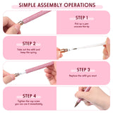 Epakh Writing Instrument Stainless Steel Weeding Pen, 4 Piece, Retractable, Air Release, Bubble Removal, DIY Craft Project, Bright Color Epakh