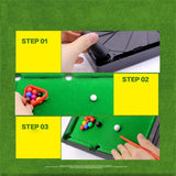 Mini Pool Table Game, Cat Billiard Table, Including Game Ball, Mother Ball, Tripod, etc., Portable Pool Set, Suitable for Family Parent-Child Games, The Best Gift for Pet Cats (A) FUOOO