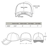 Gelante Plain Blank Baseball Caps Adjustable Back Strap 3 PC-001-White Gelante