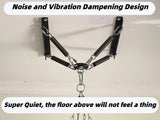 shikoyi Heavy Bag Hanger Noise and Vibration Dampening Design Ceiling or Open Floor Joist Mount for Heavy Punching Bags up to 140 LBS shikoyi