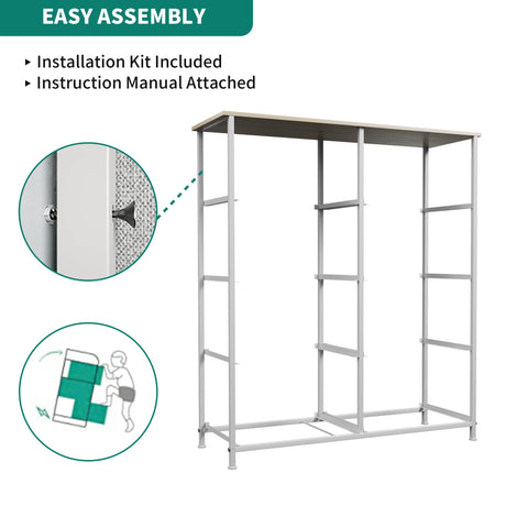 YITAHOME 8 Drawers Dresser - Fabric Storage Tower, Organizer Unit for Room, Living Room & Closets - Sturdy Steel Frame, Easy Pull Fabric Bins & YITAHOME
