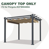 JANCANOPY Replacement Top for Home Depot Hampton Bay Pergola Model #GFM00467F,GFM00469A (Beige) JANCANOPY