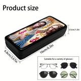 F-CANLAN Glasses Case Special Shaped Diamond Painting Crafts Kit God Jesus Sunglasses Box Diamond Art Virgin Mary Diamond Painting Glasses Case for Family and Friends (6.3X2.67X1.3 in) F-CANLAN