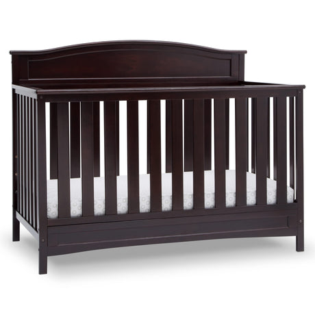 Delta Children Emery 4-in-1 Convertible Baby Crib - Greenguard Gold Certified, Dark Chocolate Delta Children
