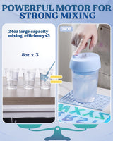 LET'S RESIN Upgraded Auto Resin Mixer, Hands-Free Easy Clean Epoxy Mixer with Silicone Mixing Cup, Rechargeable Electric Epoxy Resin Mixer for 24Fl.oz (Patented) LET'S RESIN