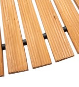 Plow & Hearth 52128 Roll Out Wooden Curved Garden Pathway, 4 feet, Natural Cedar Plow & Hearth