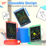12 Pack LCD Writing Tablet for Kids, 8.5 Inch Colorful Doodle Board Drawing Tablet, Erasable Doodle Pad for Toddlers, Educational Learning Toys Birthday Gifts for Boys Girls Age 3 4 5 6 7 8 TQU