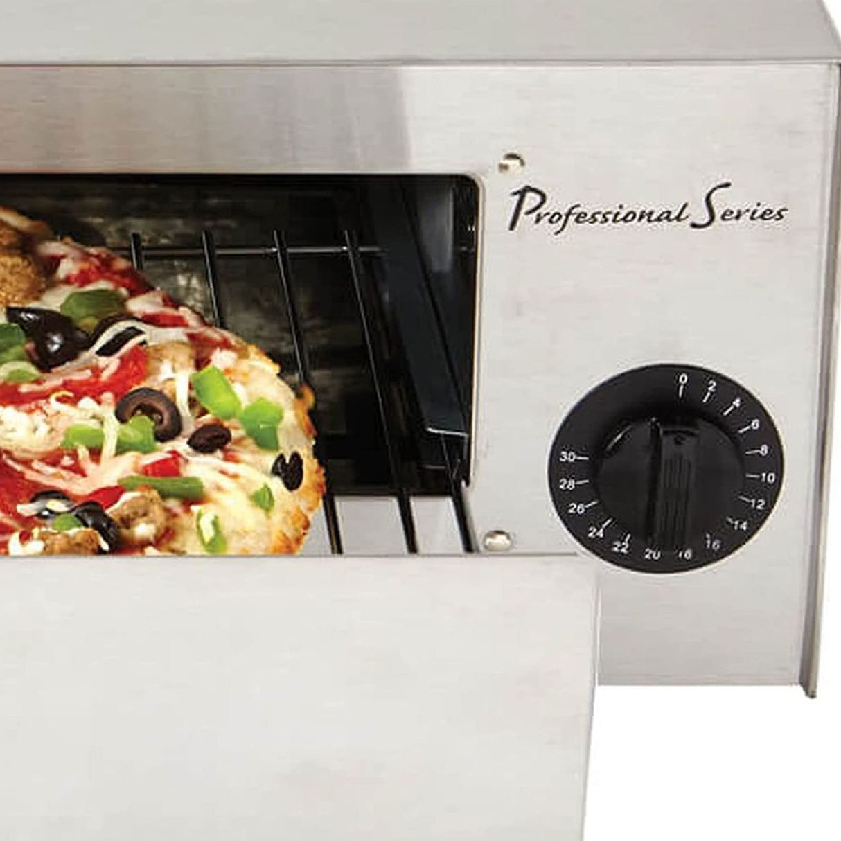 Professional Series PS75891 Pizza Oven Baker and Frozen Snack Oven, Stainless Steel Continental Electric