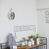 ZENFUN Oval Retro Wall Clock, Rustic Silent Clocks, Elegant Vintage Style, White Antique Design, Battery Operated Non Ticking Wall Clock for Kitchen,Farmhouse, Office(11.2" H x 6.7" W) ZENFUN