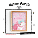 Jigsaw Puzzle My Melody 150pcs - Games for Family Bonding, Boosting Cognitive Skills, and Stress Relief - Animated Characters, Premium Quality Materials, Challenging Puzzle Experience MENBLY
