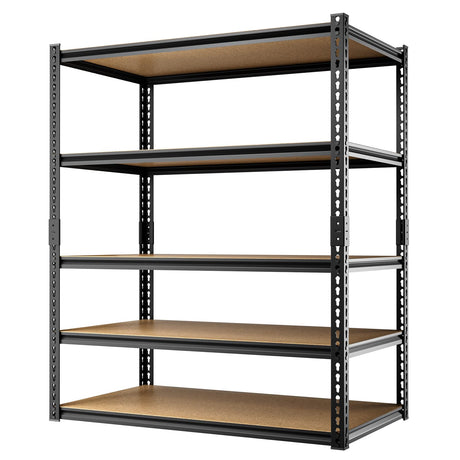 cynnda 5-Tier 40" W x 20" D x 71" H Garage Storage Shelves 2500LBS Garage Shelving Adjustable Metal Shelf Heavy Duty Shelving Units for Garages Steel Pantry Rack cynnda