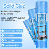 Outus 3D Printer Glue Sticks PVP Solid Glue Sticks for 3D Printer Hot Bed Removing Printing Models(6 Pieces) Outus