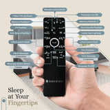 Sven & Son Harmony Adjustable Bed Base, Head and Foot Lift, Massage, Under-Bed Lights, USB, Gel Memory, Zero Gravity Smart Frame - Split King + 14 inch Hybrid Spring Matt (Medium Soft) Sven & Son