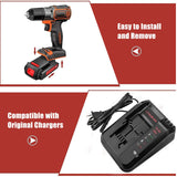 2Pack 20 Volt 3800mAh Replacement for Black and Decker 20V Battery Lithium MAX LBXR20 LB20 LBX20 Bonacell