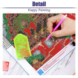 LWZAYS 5d Christmas Diamond Painting Kits, Diamond Art Kits for Adults Christmas Paint with Diamonds Gem Art,Full Drill Diamond Paintings Arts and Crafts for Home Decor(11.8 * 15.8 inch) LWZAYS