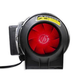 Upgrade Speed Control 3 Inch Inline Booster Duct Fan kit High Flow Greenhouse Ventilation Fan, Low Noise Level for Efficient Smoke&Odor Extraction for 3D Printer, Laser Engraver, Kitchen Bathroom HOCENWAY