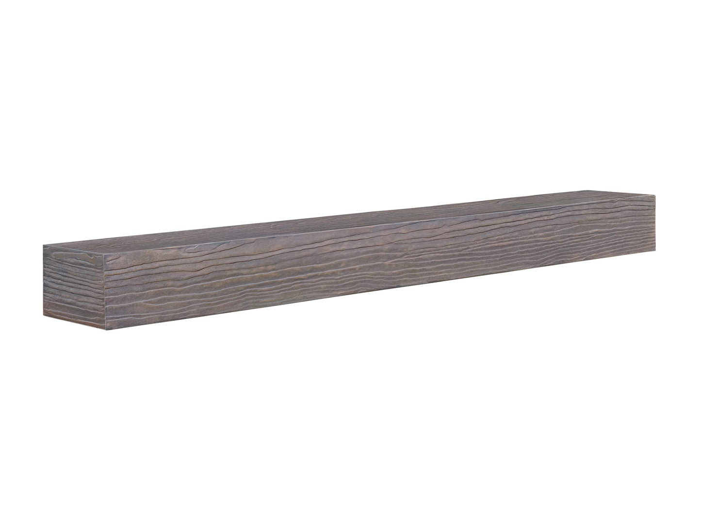 Pearl Mantels NC-72 LITRIVER Zachary Non-Combustible Natural Wood Look Shelf, 72", Little River Finish