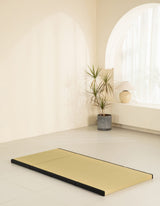 MustMat Thick Tatami Mat Twin XL Floor Mattress Japanese Tatami Bed with Storage Bag 39 x 80 x 2 in (Black) MustMat