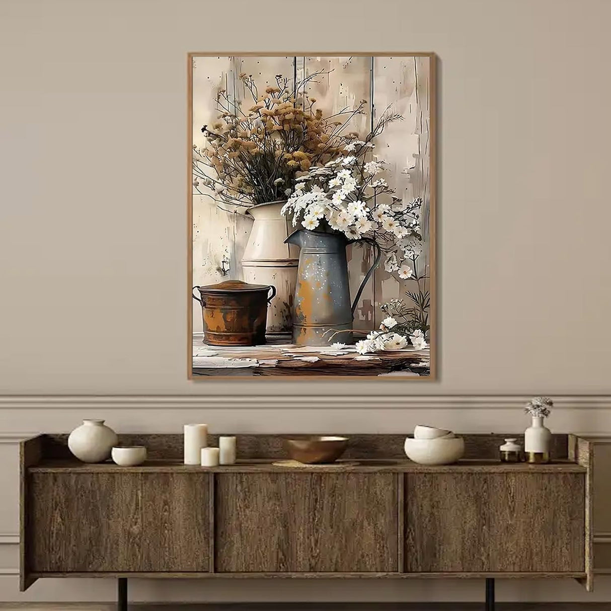 WUDWL Paint by Numbers for Adults and Kids, Painting by Number Kits On Canvas, Number Artist Paint by Number Kit Funny Flower Without Frame DIY Oil Painting Acrylic Paints, Home Wall Decor, 12x16in WUDWL