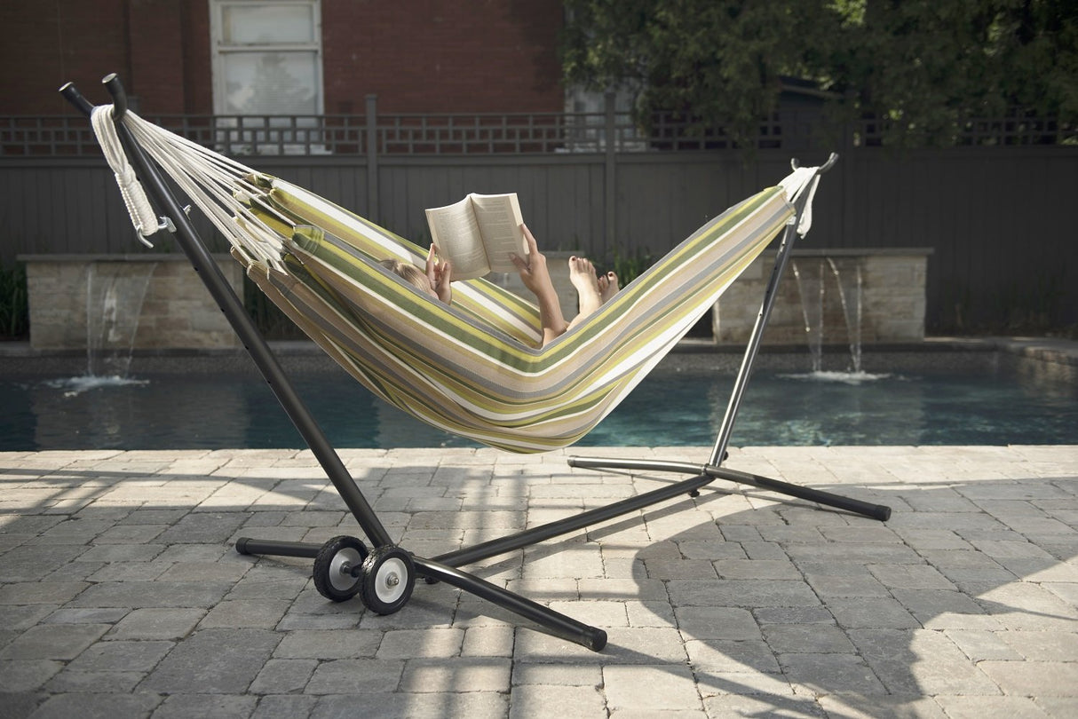 Vivere WHEEL Hammock Stand Wheel Kit , Black Vivere