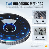 KAER 8-10 Gun Safe, Large Gun Safe for Rifles and Pistols, Quick Access Home Gun Rifle Safe and Storage Gun Locker Cabinet with 4 Pistol Pouches and Removable Shelf for Shotgun, Firearm, Ammo KAER