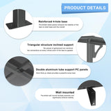 AirWire 10x16 FT Gazebo Pergola Awnings for Patio with Hardtop Gazebos on Clearance Patio Covers for Shade and Rain, Lean to Gazebo Sunroom Patio Canopy Outdoor Pergolas for Patios,Decks,Backyard AirWire