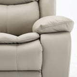 Familymill Breathable Leather Manual Reclining Sofa Sets with Recliner, Loveseat, and 3-Seat Sofa for Living Room Familymill