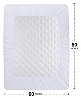 Utopia Bedding Waterproof Mattress Protector, Queen Mattress Pad, Quilted Fitted Cover Stretches up to 16 Inches Deep (White) Utopia Bedding