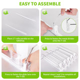 Drink Organizer for Fridge, Soda Can Dispenser for Refrigerator, Automatic Drink Dispenser for Fridge Holds up to 25 Cans, 5 Row Coanto