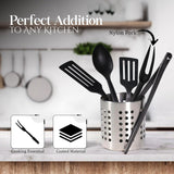 Nylon Fork Made of Heat Resistant Nylon with Plastic Handle with Hole Ideal for use with Non-Stick Pots and Pans (Pack Of 2) - By Ram Pro RamPro