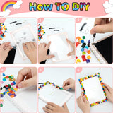 HAPMARS DIY Mosaic Photo Frame Craft Kits - Creative Arts & Crafts Mosaic Kits Summer Activities for Ages 6-12,Make Your Own Picture Frame Fun STEM Craft Birthday Easter Christmas Gifts for Boys Girls HAPMARS