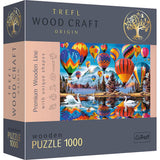 Trefl Colorful Balloons 1000 Piece Jigsaw Puzzle Wood Craft 27"x19" Irregular Shapes, 100 Puzzles of USA Monuments and Symbols, Modern Premium Puzzle, DIY, for Adults and Children from 12 Years Old Trefl