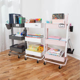 HOLKIE Caster Wheels 3 inch with No Brake Stem Casters, 3/8" -16 x 1-1/2" (Stem Diameter 3/8", Stem Length 1-1/2") Threaded Swivel Casters Set of 4 Heavy Duty Castors Black HOLKIE