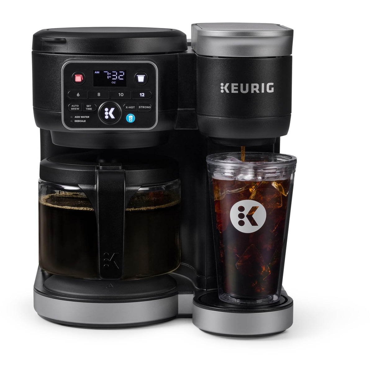 Keurig K-Duo Hot & Iced Single Serve & Carafe Coffee Maker, MultiStream Technology, 72oz Reservoir (Gen 2) Keurig