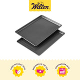 Wilton Easy Layers Sheet Cake Pan, Rectangle Sheet Pan, 2-Piece Baking Sheets Set, Steel Wilton