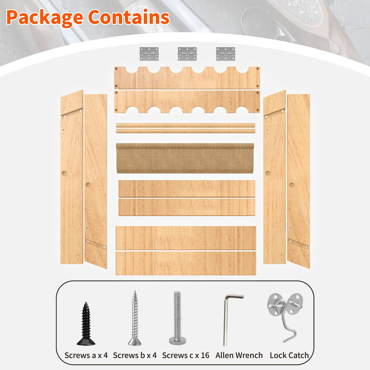 OSIEWEN Gun Rack,Wooden Portable Gun Racks Stand,12 Slot Indoor Outdoor Folding Rifle Rack Holder Use with Pistol Storage OSIEWEN