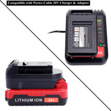 Lasica 2Pack Compatible with Porter Cable 3.0Ah 20V Battery, Replacement for Porter-Cable 20-Volt Battery PCC681L PCCK6118 PCCK647LB PCC685LP PCC682L PCC680L 20Volt MAX Cordless Tool Battery Packs Lasica