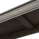 Quarte Twin Size Murphy Bed with LED Light,can be Folded into a Cabinet, Hidden Wall Bed Cabinet for Small Spaces Apartments Studio Dorms (A-Brown) Quarte