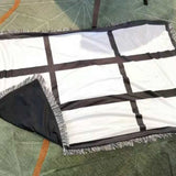 MajumDar Sublimation Blank Throw Blanket for Heat Press, Custom Personalised Baby Printed Blanket (9 Panel) MajumDar