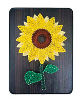 DIY String Art Kit for Adults,Beginner,Teens,Kids.Include All Necessary Accessories and Frame, Adults Crafts Kit, Home Wall Decorations Unique Gift（Sunflower 9.8 X 13.4 inch） KRSHEMDE