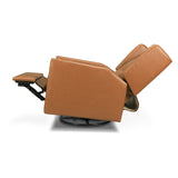 daVinci Maddox Glider Recliner Nursery Chair - GREENGUARD Gold & Certi-PUR US Certified - Ultra Cozy 360° Swivel Rocker Recliner - Versatile Glider Rocking Chair for Nursery & Living Room - Vegan Tan DaVinci