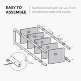 VASAGLE 5-Tier Tall Bookshelf, Narrow Bookcase with Steel Frame, Skinny Book Shelf for Living Room, Home Office, Study, 11.8 x 15.6 x 60.6 Inches, Industrial Style, Rustic Brown and Black ULLS100B01 VASAGLE