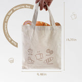 PairPear Wooden Bakery Toy Food Playset,Kids Pretend Play Food Kitchen Accessories with Shopping Bag,Toddlers Cutting Food Gift for Boys and Girls 3 Years and Up PairPear