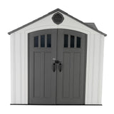 Lifetime Dual Entry Outdoor Storage Shed, 10 x 8 Foot Lifetime