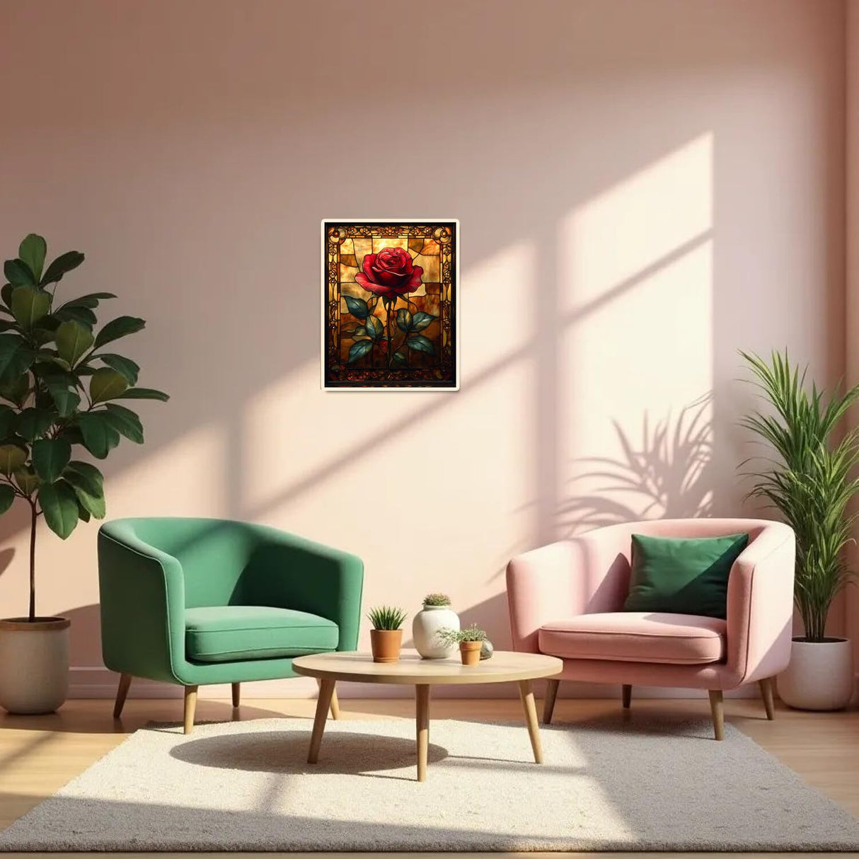 obterie Rose Paint by Numbers Kit for Adults Beginner Flowers Oil Painting Kit Adult Paint by Number Kits on Canvas DIY Painting for Beginners Art by Numbers for Gifts Home Wall Decor 16x20 Inch obterie