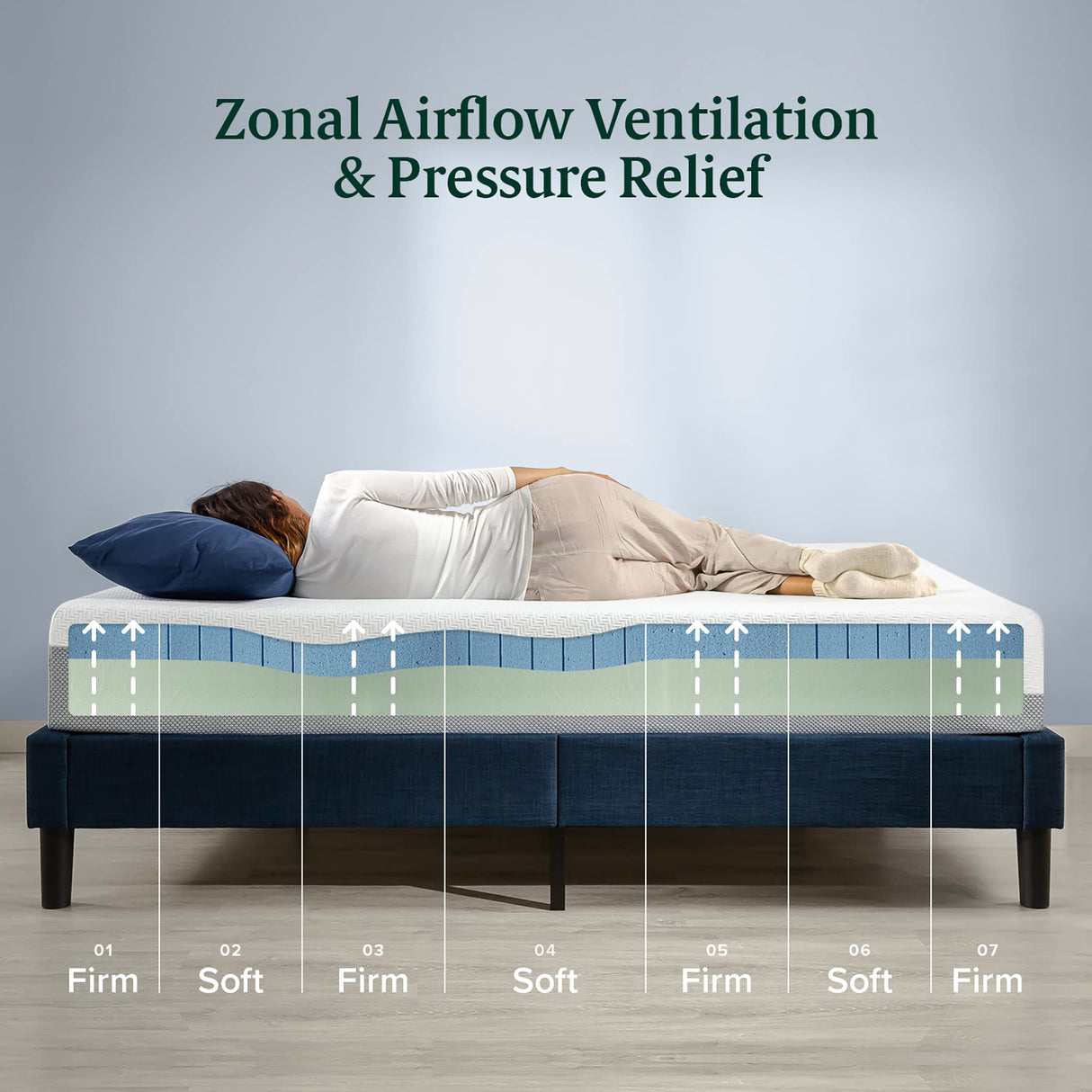 ZINUS 8 Inch Ultra Cooling Gel Memory Foam Mattress, Twin, Cool-to-Touch Soft Knit Cover, Pressure Relieving, CertiPUR-US Certified, Mattress in A Box, All-New, Made in USA Zinus