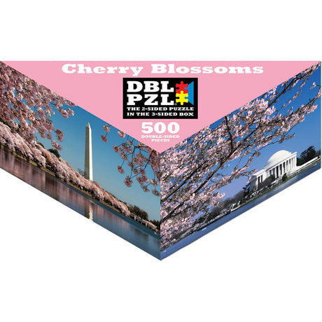 Cherry Blossoms DBL PZL 500pc Double-Sided Jigsaw Puzzle DBL PZL