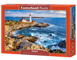 CASTORLAND 500 Piece Jigsaw Puzzle, Sunrise Over Cape Elizabeth, Sea Puzzle, Seashore, USA, Adult Puzzle, Castorland B-53667 Castorland