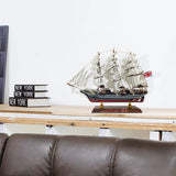 SAILINGSTORY Wooden Model Ship Clipper Cutty Sark 1/195 Scale Replica Ship Model Sailboat Decor Small HOME DECOR SAILINGSTORY